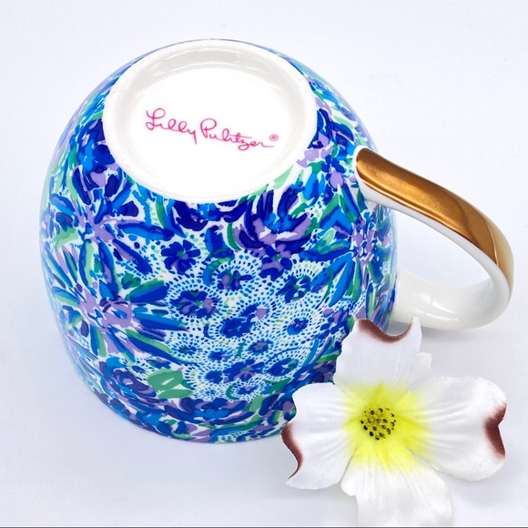 ๐ทHP๐ทNIB Lilly Pulitzer 2 Ceramic Mugs High Maintenance - Picture 13 of 16